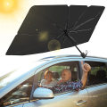 Car front windscreen sunshade folding umbrella